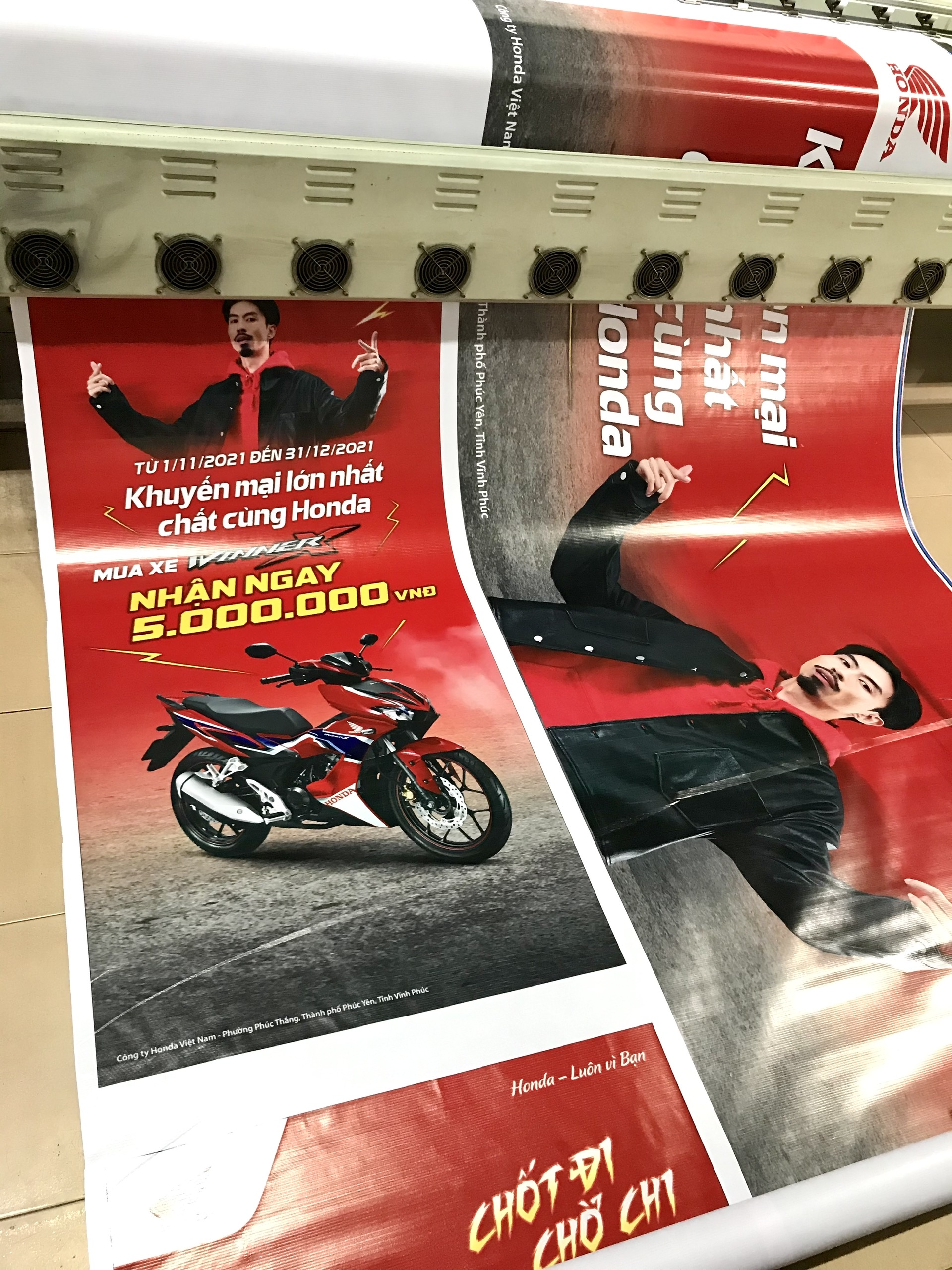 In bạt khổ lớn : Banner. cờ phướn, Backdrop,...