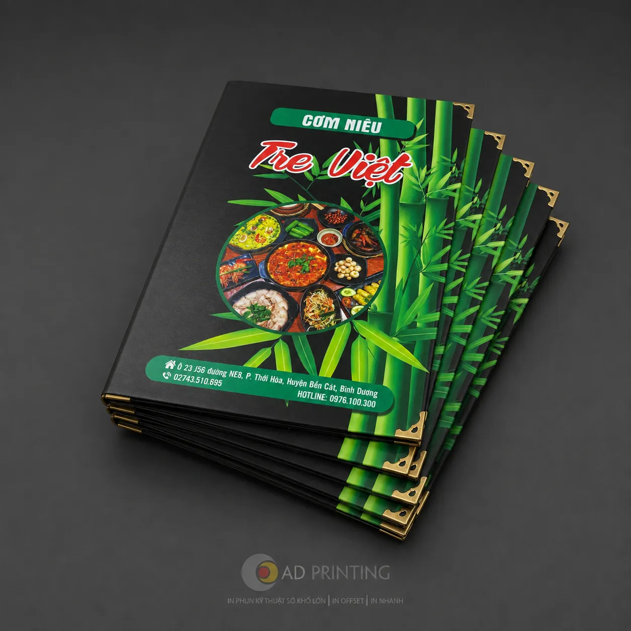 In Menu bìa cứng - Ảnh 2