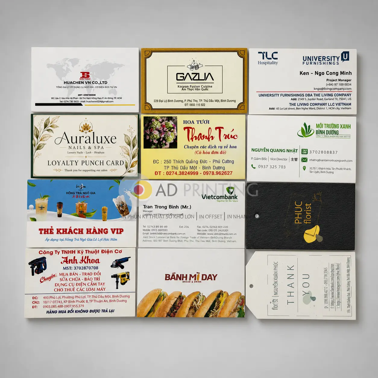 In name card cán màng bóng/ mờ - Ảnh 2