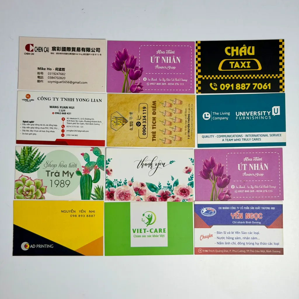 In name card cán màng bóng/ mờ - Ảnh 3