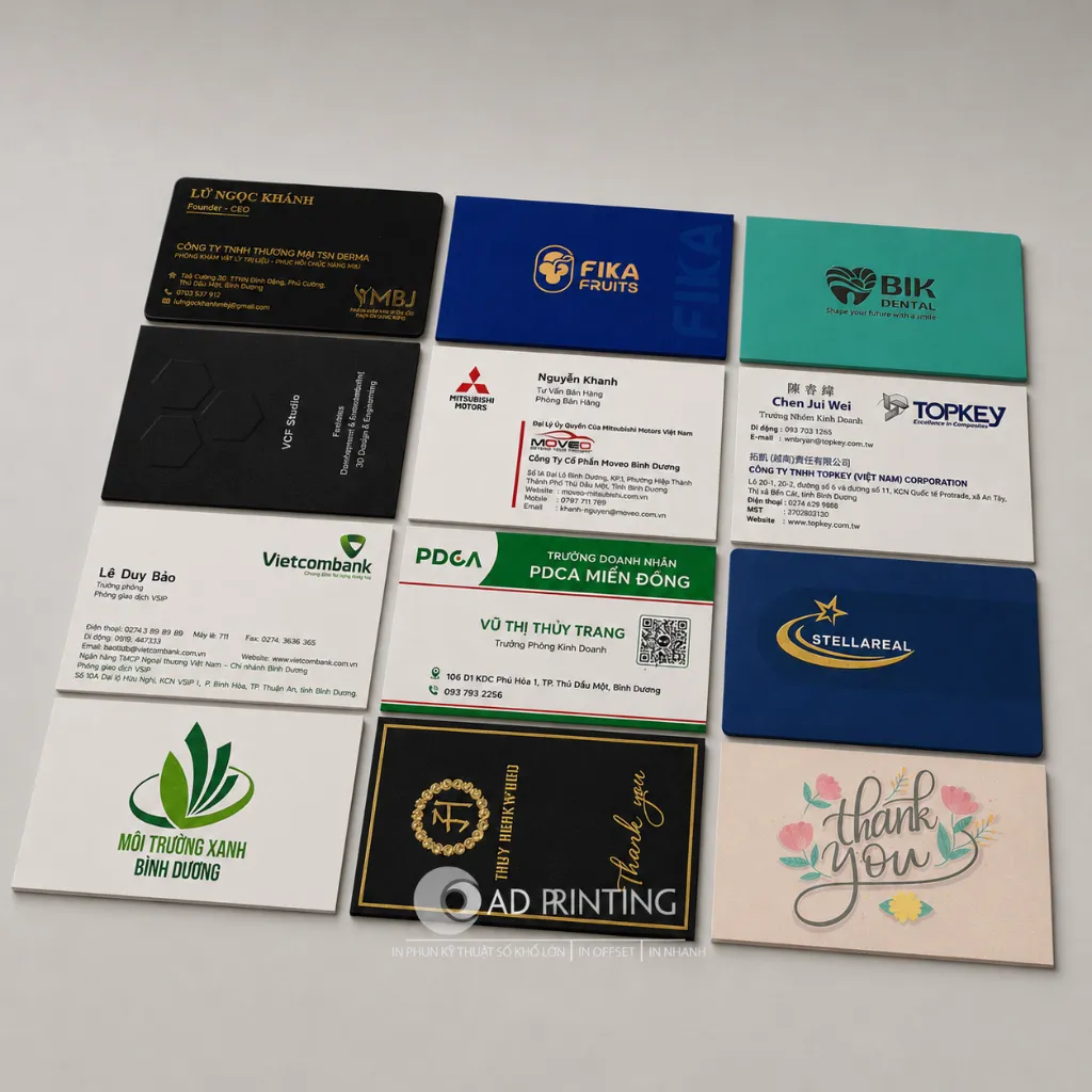 In name card cán màng bóng/ mờ - Ảnh 4