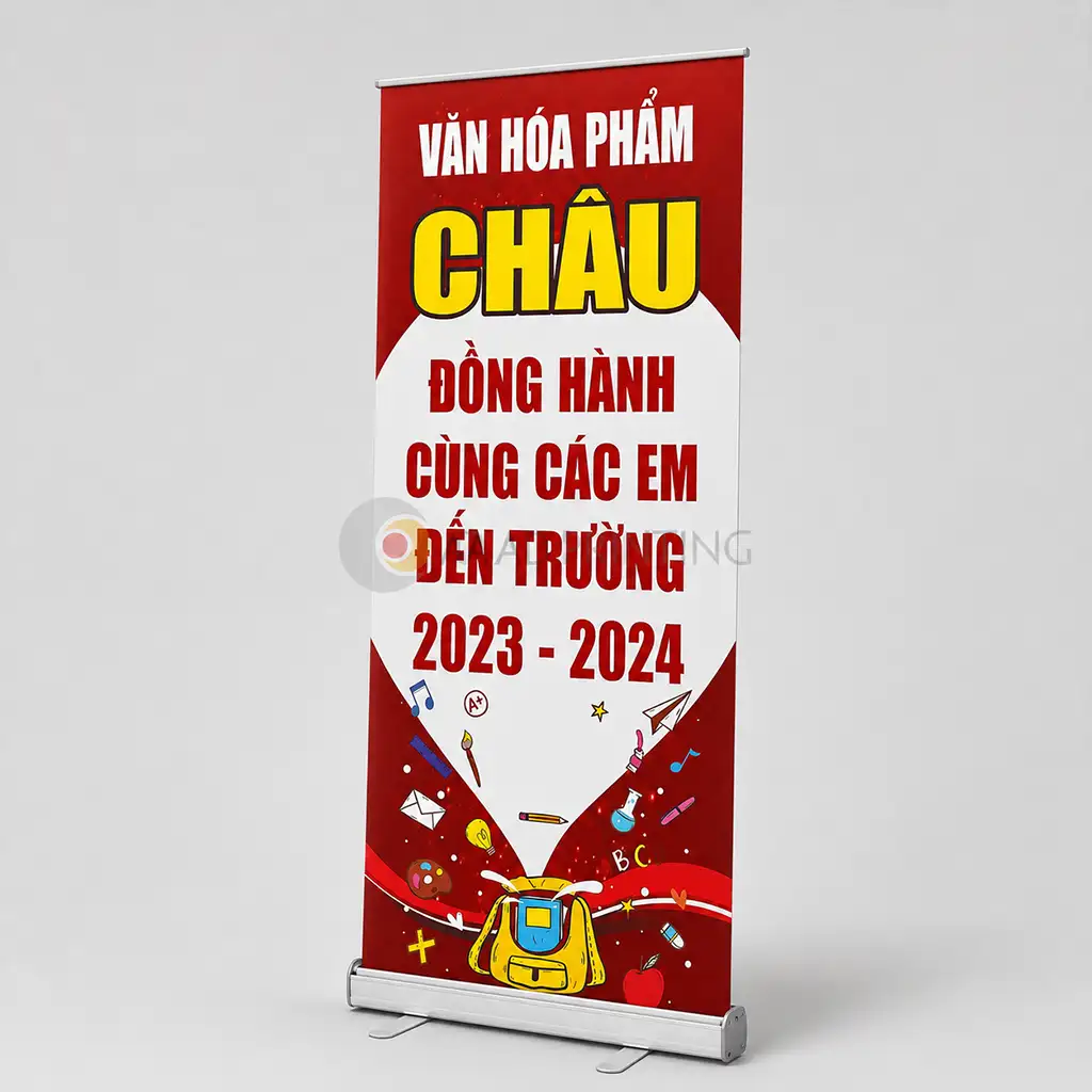 Standee cuộn phổ thông - Ảnh 2