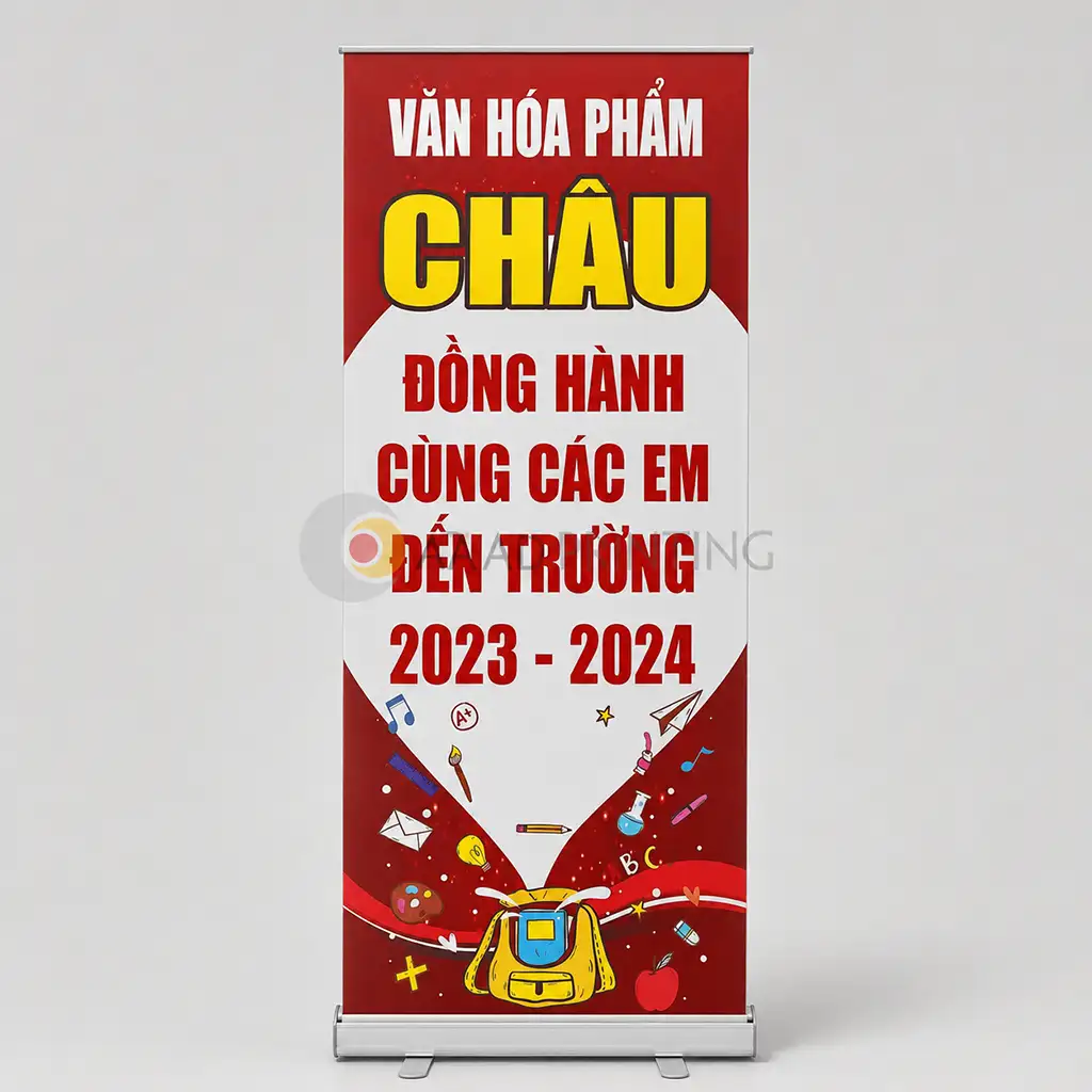 Standee cuộn phổ thông - Ảnh 3