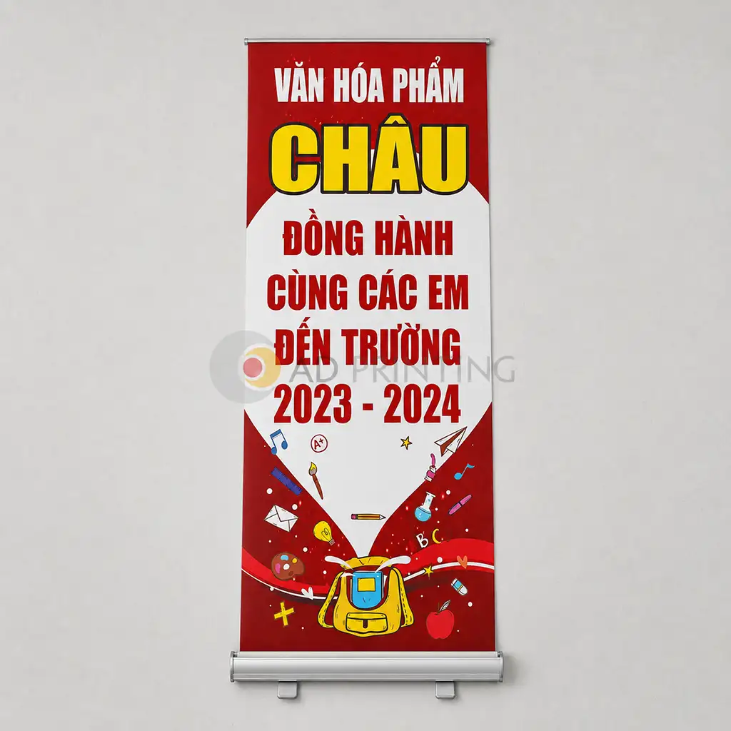 Standee cuộn phổ thông