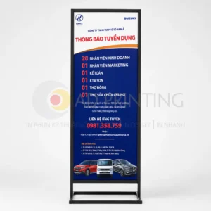 Standee khung sắt