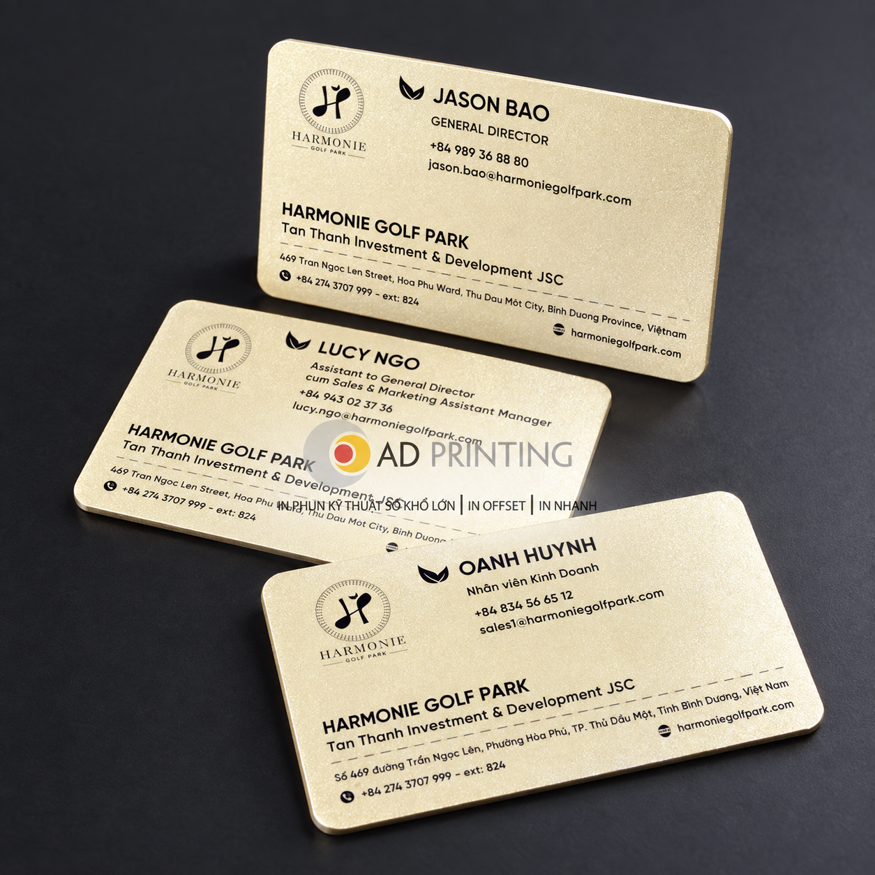 In thẻ nhựa PVC ánh kim