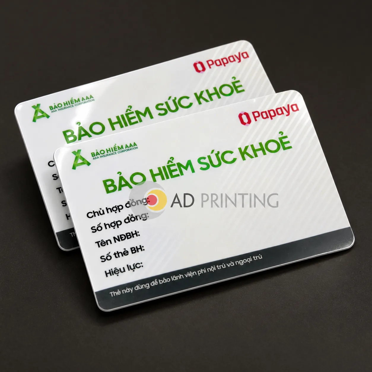 In thẻ nhựa PVC bóng - Ảnh 2