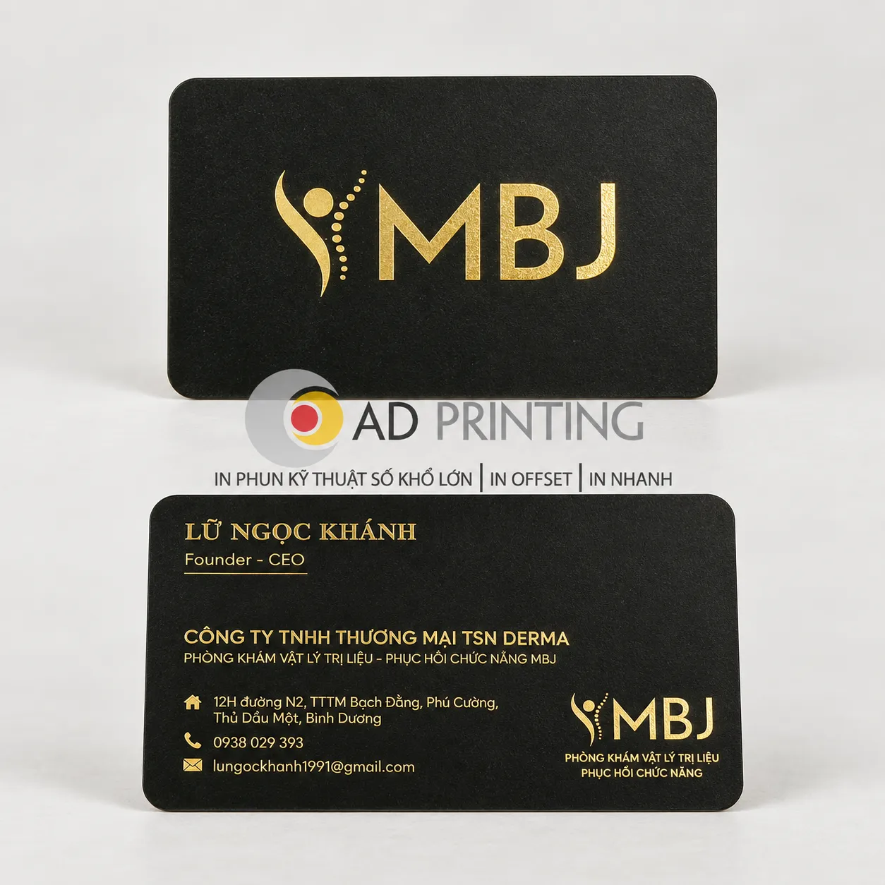 In thẻ nhựa PVC ép nhũ vàng - Ảnh 4