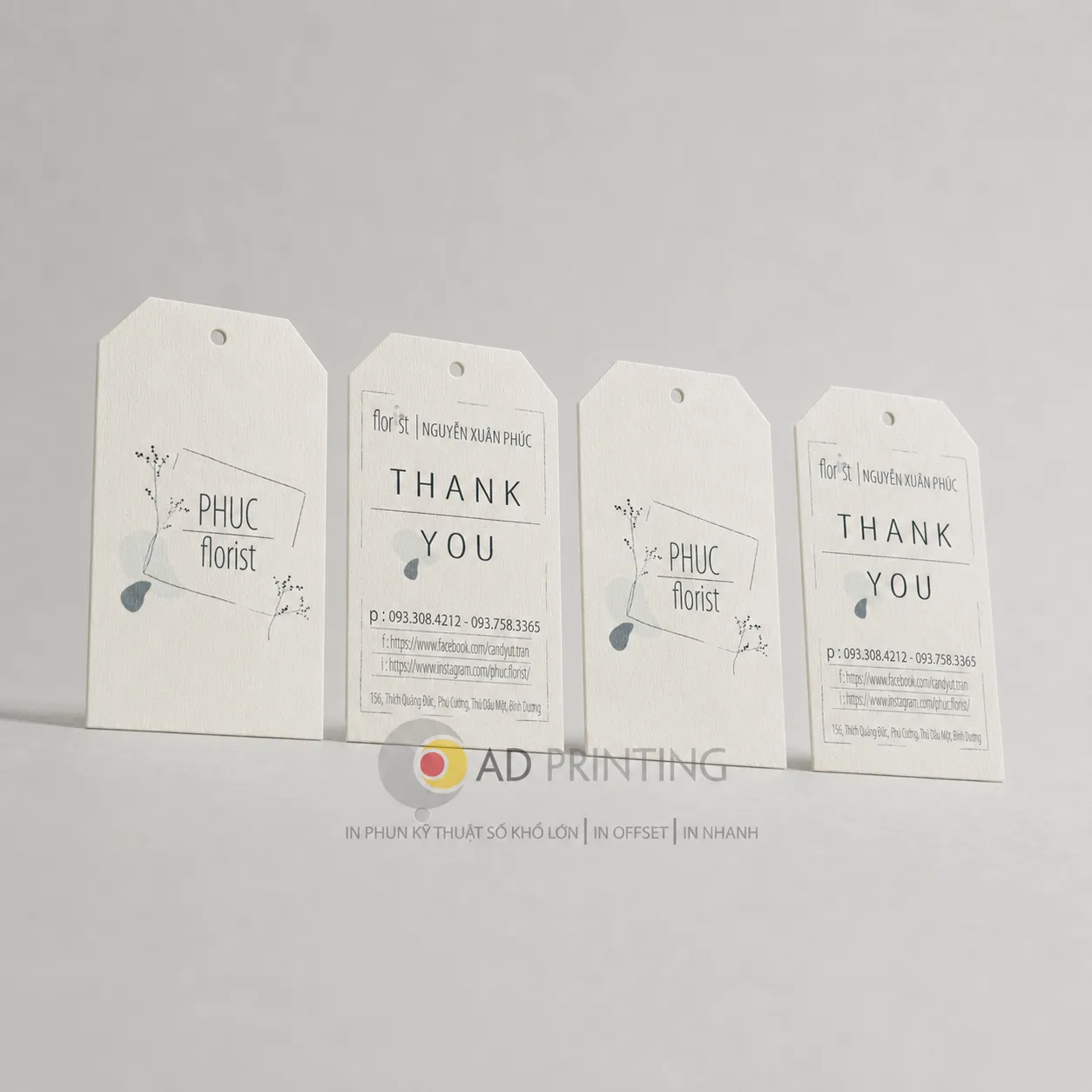 In thẻ Tag giấy mỹ thuật - Ảnh 4