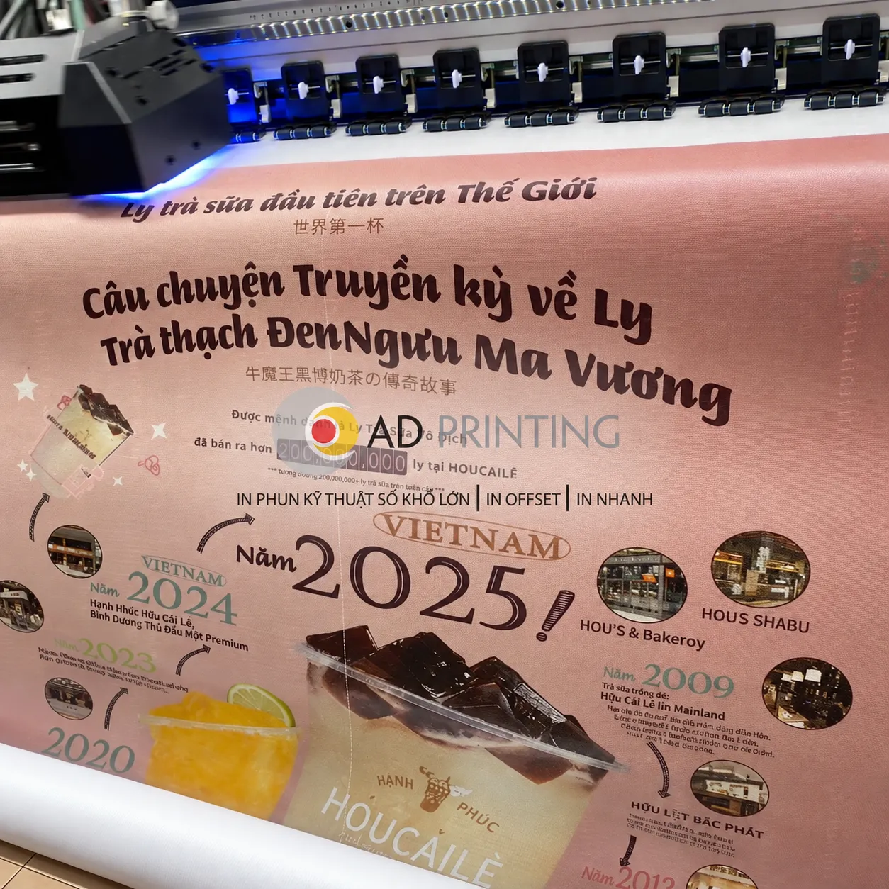 In UV vải Canvas